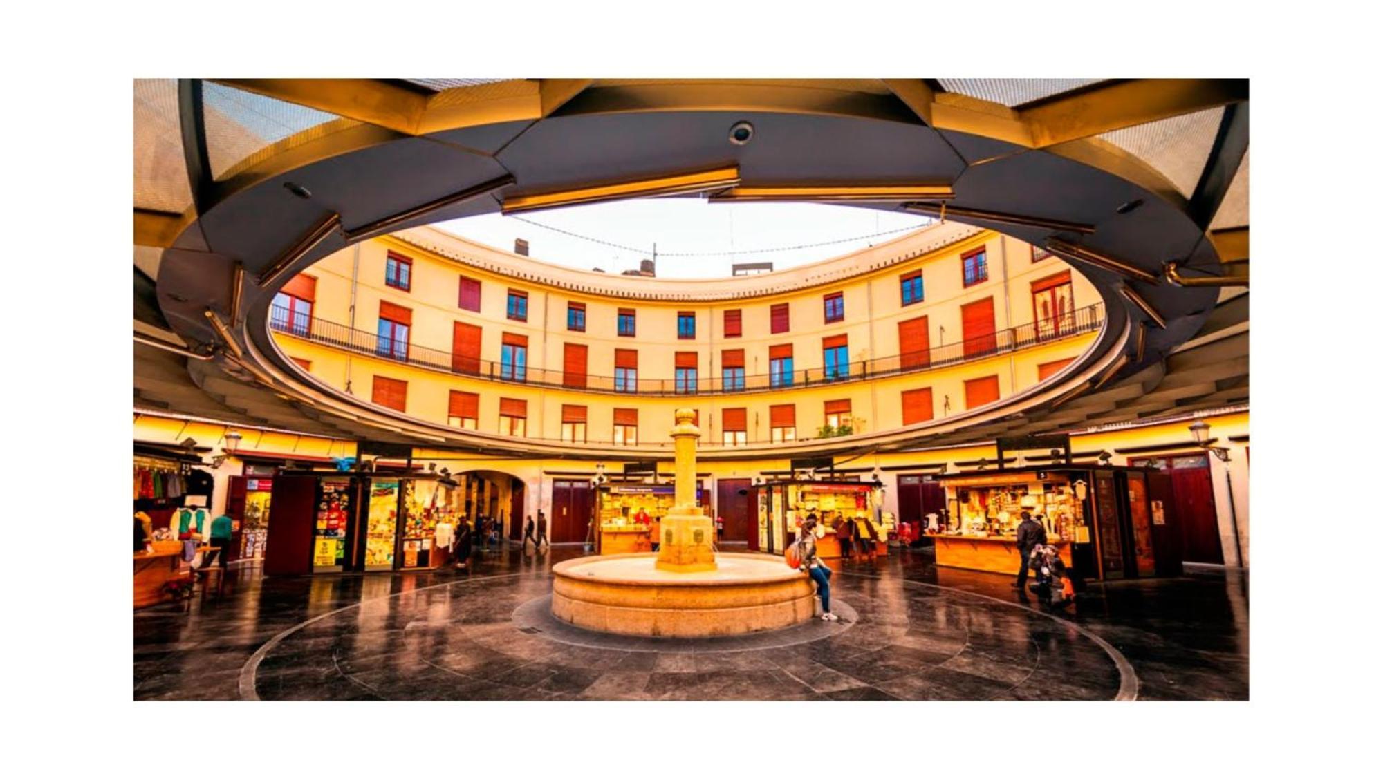 バレンシアPlaza Redonda Centerアパートメント エクステリア 写真
